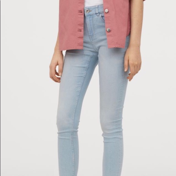 H&M Light Blue Skinny Jeans - Picture 1 of 4